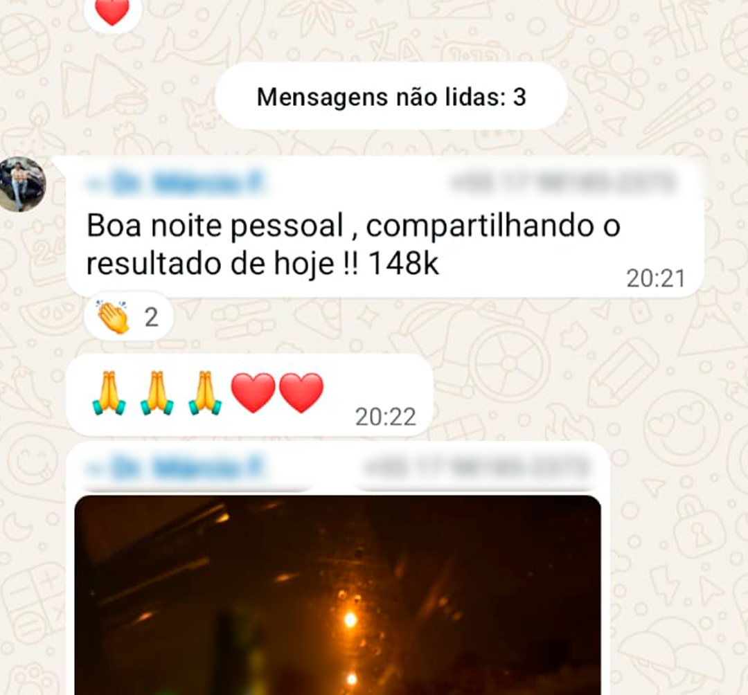 Feedback e resultado de faturamento de clínica SDO