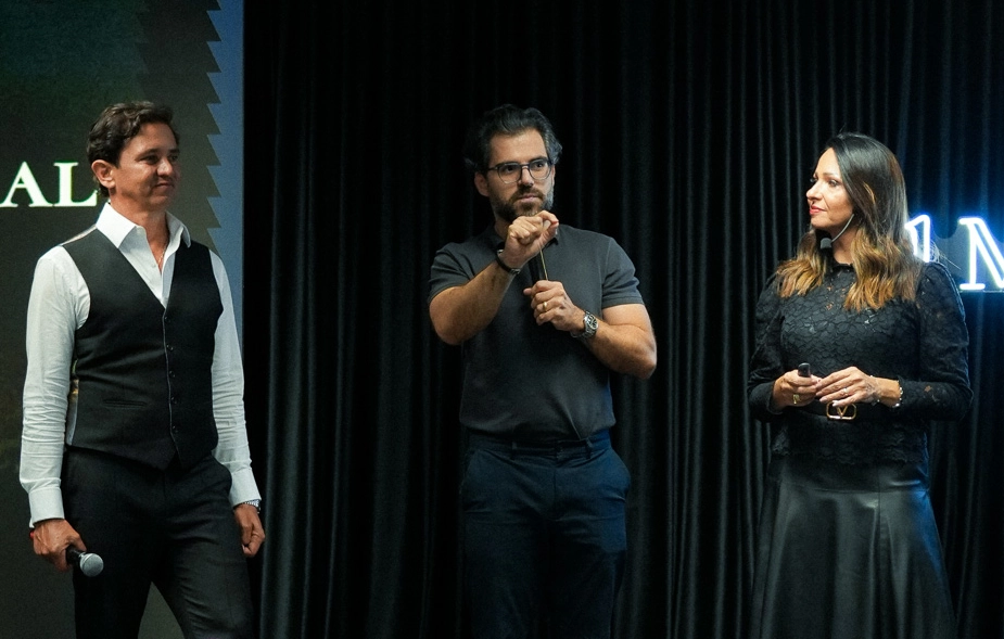 Dr. Lauro Freire, Dra. Renata Freire e Samuel Pereira — idealizadores do SDO