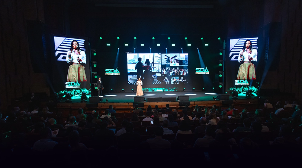 Palestra em evento da SDA